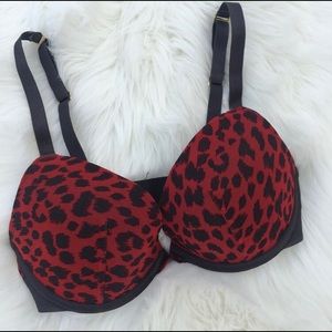 Stella McCartney Leopard 🐆 Print Bra s32D EUC